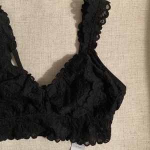 Aerie black lace bralette NWT